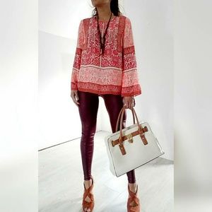 Vince Camuto Boho Blouse Small